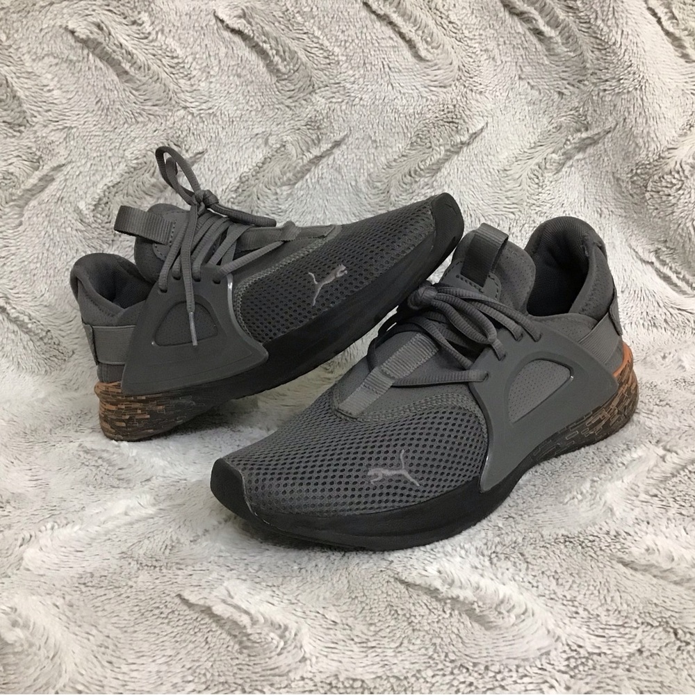 Puma Gray Athletic Shoes